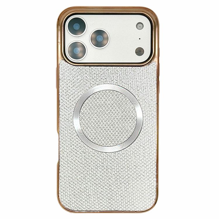 Custodia MagSafe in policarbonato glitterata per iPhone 16 e 17