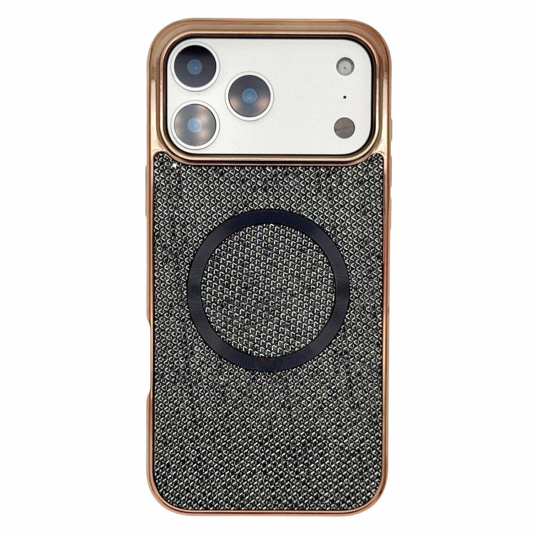 Custodia MagSafe in policarbonato glitterata per iPhone 16 e 17