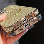 Custodia per telefono MagSafe in policarbonato con finitura glitterata galvanizzata., For iPhone 17 Pro Max, For iPhone 17 Pro, For iPhone 16 Pro Max, For iPhone 16 Pro