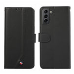 Custodia per telefono in pelle ABEEL con texture delicata e protezione RFID., For Samsung Galaxy S21+, For Samsung Galaxy S21 Ultra 5G