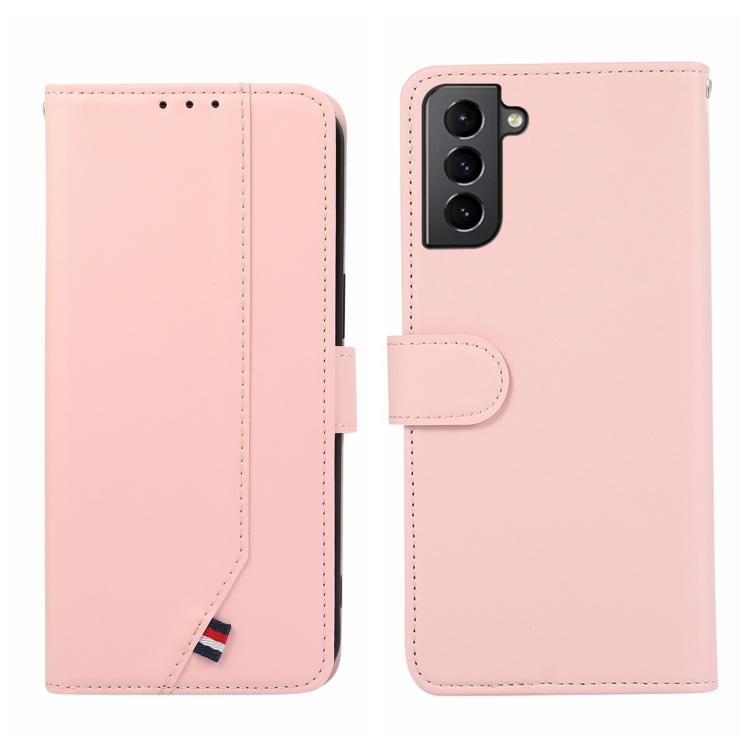 Custodia per telefono in pelle ABEEL con texture delicata e protezione RFID., For Samsung Galaxy S21+, For Samsung Galaxy S21 Ultra 5G