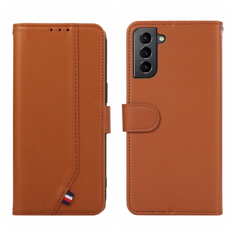 Custodia per telefono in pelle ABEEL con texture delicata e protezione RFID., For Samsung Galaxy S21+, For Samsung Galaxy S21 Ultra 5G