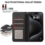 Custodia per telefono in pelle ABEEL con texture delicata e protezione RFID., For Samsung Galaxy S23 5G, For Samsung Galaxy S20 FE, For Samsung Galaxy S22 Ultra 5G, For Samsung Galaxy S22+ 5G
