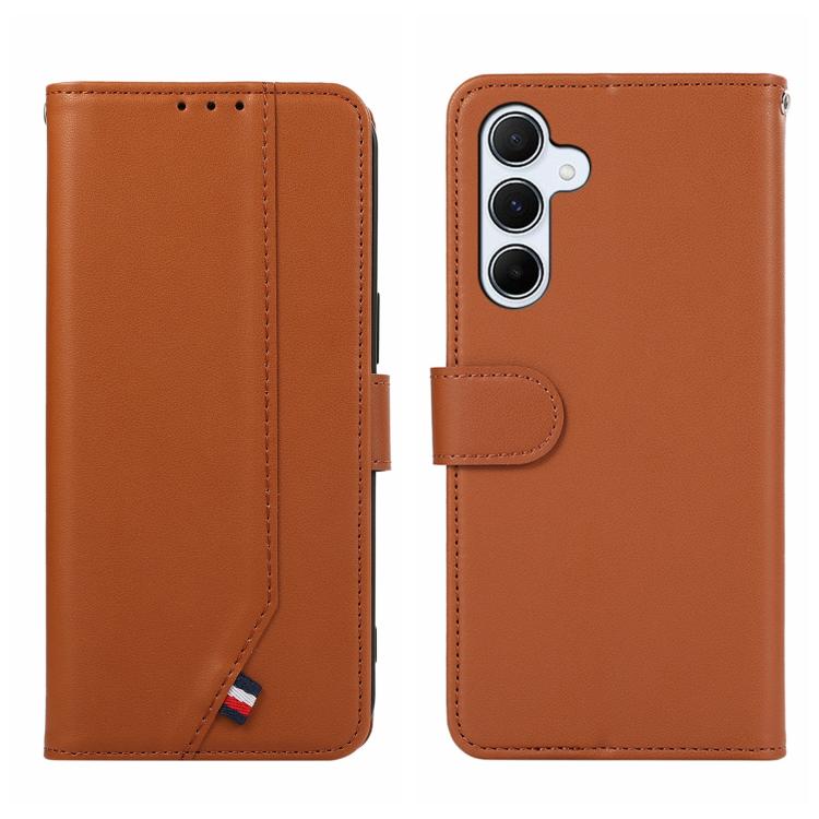 Custodia per telefono in pelle ABEEL con texture delicata e protezione RFID., For Samsung Galaxy S25 FE 5G, For Samsung Galaxy XCover 7, For Samsung Galaxy S24 Ultra 5G, For Samsung Galaxy S24+ 5G