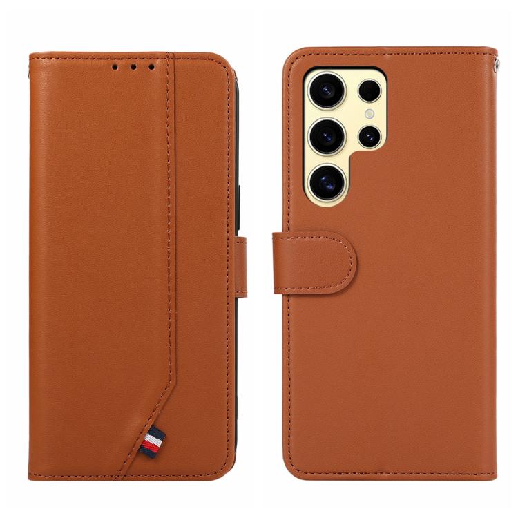 Custodia per telefono in pelle ABEEL con texture delicata e protezione RFID., For Samsung Galaxy S25 FE 5G, For Samsung Galaxy XCover 7, For Samsung Galaxy S24 Ultra 5G, For Samsung Galaxy S24+ 5G