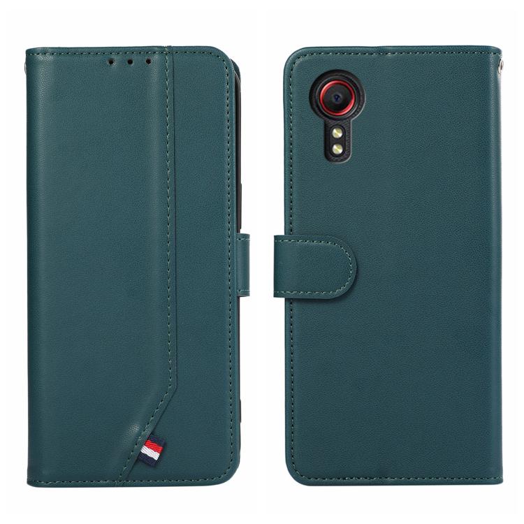 Custodia per telefono in pelle ABEEL con texture delicata e protezione RFID., For Samsung Galaxy S22 5G, For Samsung Galaxy XCover 5, For Samsung Galaxy S21 FE 5G, For Samsung Galaxy S21 5G