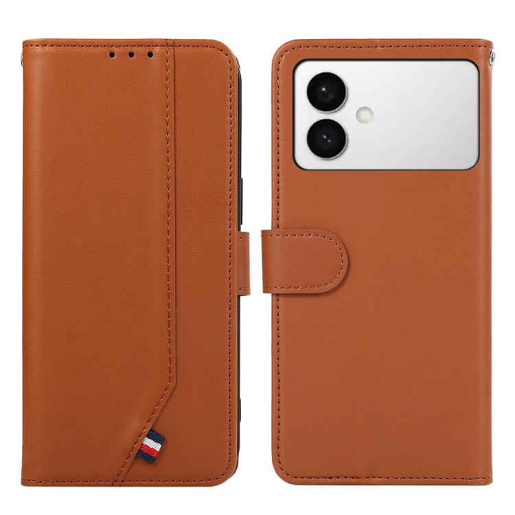 Custodia per telefono in pelle ABEEL con texture delicata e protezione RFID., For Galaxy S26 FE 5G, For Samsung Galaxy S26 Edge 5G, For Samsung Galaxy S26 Ultra 5G, For Samsung Galaxy S26 5G