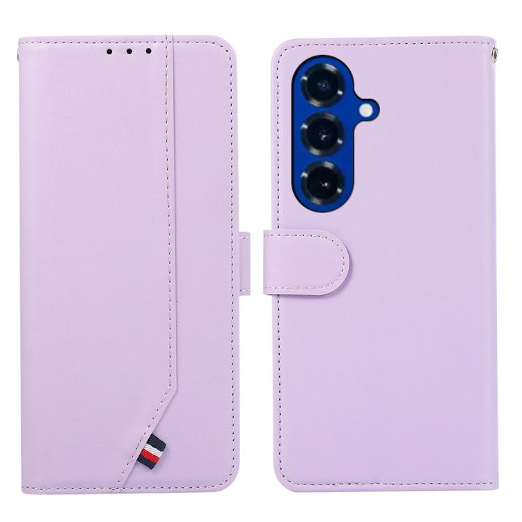 Custodia per telefono in pelle ABEEL con texture delicata e protezione RFID., For Galaxy S26 FE 5G, For Samsung Galaxy S26 Edge 5G, For Samsung Galaxy S26 Ultra 5G, For Samsung Galaxy S26 5G