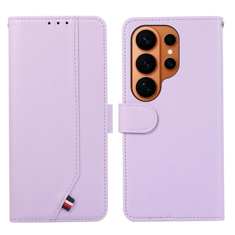 Custodia per telefono in pelle ABEEL con texture delicata e protezione RFID., For Galaxy S26 FE 5G, For Samsung Galaxy S26 Edge 5G, For Samsung Galaxy S26 Ultra 5G, For Samsung Galaxy S26 5G