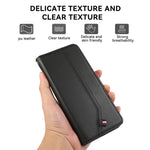 Custodia per telefono in pelle ABEEL con texture delicata e protezione RFID., For Galaxy S26 FE 5G, For Samsung Galaxy S26 Edge 5G, For Samsung Galaxy S26 Ultra 5G, For Samsung Galaxy S26 5G