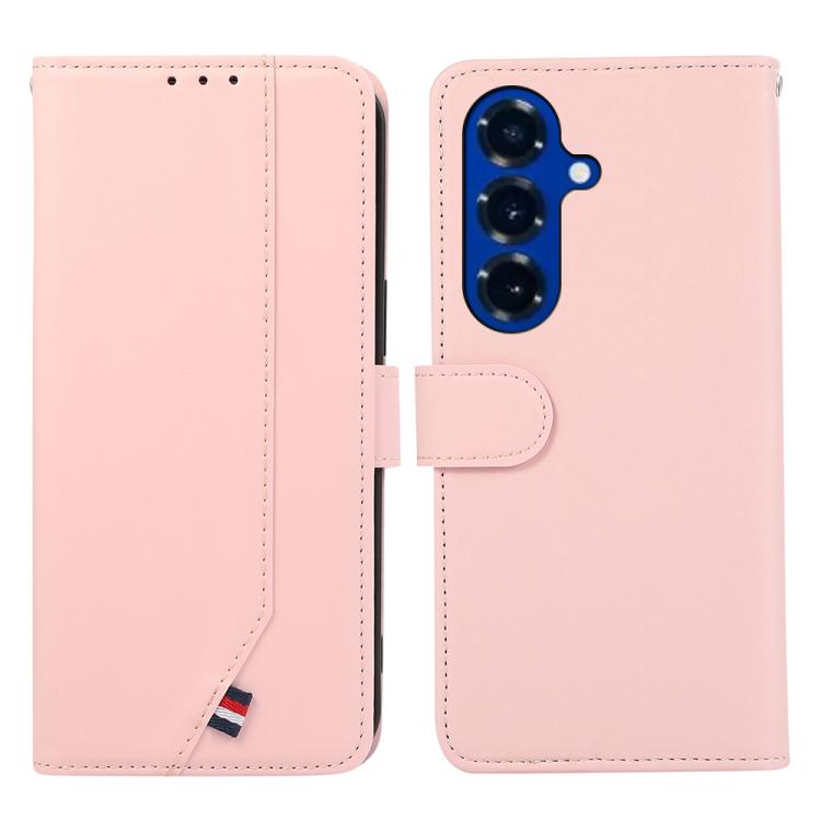 Custodia per telefono in pelle ABEEL con texture delicata e protezione RFID., For Galaxy S26 FE 5G, For Samsung Galaxy S26 Edge 5G, For Samsung Galaxy S26 Ultra 5G, For Samsung Galaxy S26 5G