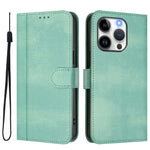 Custodia per telefono in pelle stile retrò con fibbia a giunzione lineare, For iPhone 13 Pro Max, For iPhone 13 Pro, For iPhone 13 mini