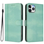 Custodia per telefono in pelle stile retrò con fibbia a giunzione lineare, For iPhone 11 Pro Max, For iPhone 11, For iPhone 11 Pro