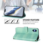 Custodia per telefono in pelle stile retrò con fibbia a giunzione lineare, For iPhone X / XS, For iPhone XR, For iPhone XS Max