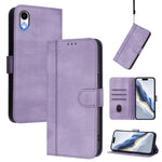 Custodia per telefono in pelle stile retrò con fibbia a giunzione lineare, For iPhone X / XS, For iPhone XR, For iPhone XS Max