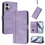 Custodia per telefono in pelle stile retrò con fibbia a giunzione lineare, For iPhone 17, For iPhone Air, For iPhone 16 Pro Max