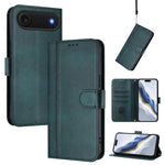 Custodia per telefono in pelle stile retrò con fibbia a giunzione lineare, For iPhone 17, For iPhone Air, For iPhone 16 Pro Max
