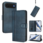 Custodia per telefono in pelle stile retrò con fibbia a giunzione lineare, For iPhone 17, For iPhone Air, For iPhone 16 Pro Max