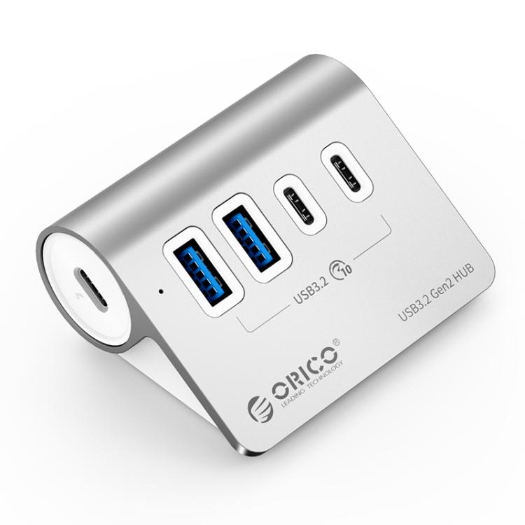 ORICO M3CU2-G2 4 in 1 Type-C to Dual USB and Dual Type-C Port Docking Hub, M3CU2-G2