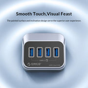 ORICO M3U3-4A 4 in 1 Type-C to USB 3.2 Docking Hub, M3U3-4A
