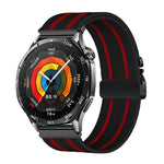 Cinturino per orologio in nylon elastico intrecciato con fibbia a striscia tipo paracadute., 22mm