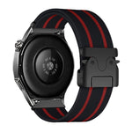 Cinturino per orologio in nylon elastico intrecciato con fibbia a striscia tipo paracadute., 22mm