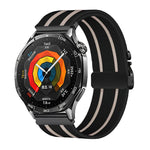 Cinturino per orologio in nylon elastico intrecciato con fibbia a striscia tipo paracadute., 22mm