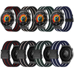 Cinturino per orologio in nylon elastico intrecciato con fibbia a striscia tipo paracadute., 22mm
