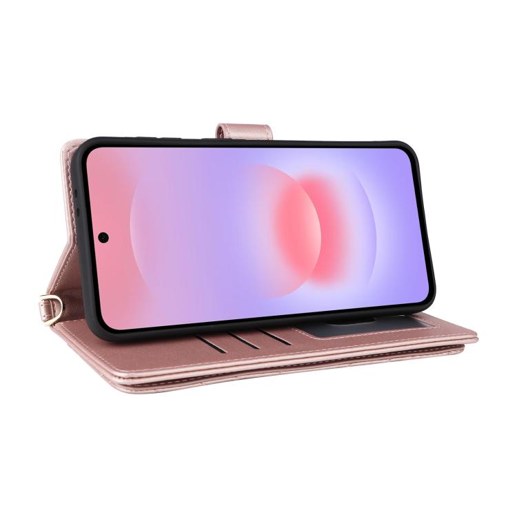 Custodia per telefono in pelle multifunzionale con 6 scomparti per carte e cinturino da polso., For Samsung Galaxy A57 5G, For Samsung Galaxy A37 5G, For Samsung Galaxy A17 5G, For Samsung Galaxy A26 5G, For Samsung Galaxy A25 5G JP