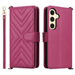 Custodia per telefono in pelle multifunzionale con 6 scomparti per carte e cinturino da polso., For Samsung Galaxy S26+ 5G, For Samsung Galaxy S26 Ultra 5G, For Samsung Galaxy S26 5G, For Samsung Galaxy S25 FE 5G, For Samsung Galaxy S25 Edge 5G        ...