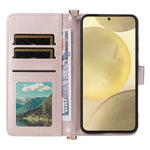 Custodia per telefono in pelle multifunzionale con 6 scomparti per carte e cinturino da polso., For Samsung Galaxy S25+ 5G, For Samsung Galaxy S25 Ultra 5G