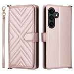 Custodia per telefono in pelle multifunzionale con 6 scomparti per carte e cinturino da polso., For Samsung Galaxy S26+ 5G, For Samsung Galaxy S26 Ultra 5G, For Samsung Galaxy S26 5G, For Samsung Galaxy S25 FE 5G, For Samsung Galaxy S25 Edge 5G        ...