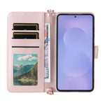 Custodia per telefono in pelle multifunzionale con 6 scomparti per carte e cinturino da polso., For Samsung Galaxy S26+ 5G, For Samsung Galaxy S26 Ultra 5G, For Samsung Galaxy S26 5G, For Samsung Galaxy S25 FE 5G, For Samsung Galaxy S25 Edge 5G        ...
