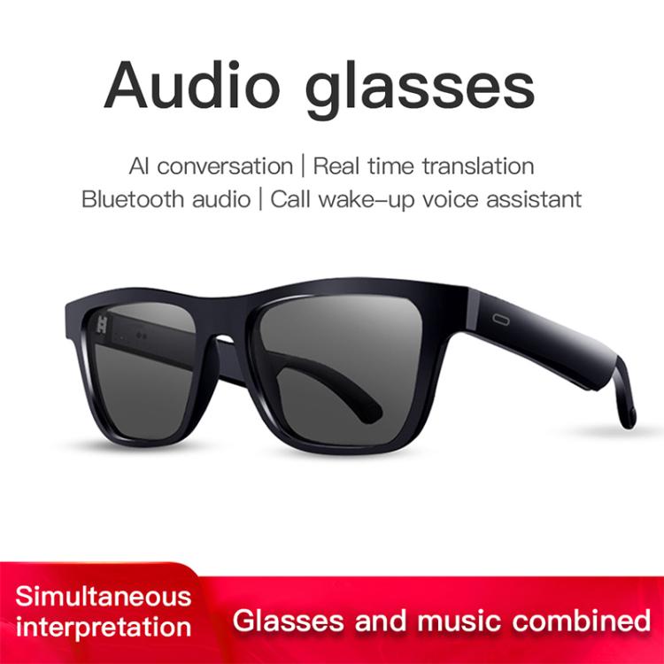 Occhiali Bluetooth E10 Pro Smart Audio, Stile: Traduzione AI, AI Translation