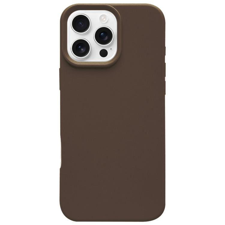 Custodia per telefono in silicone liquido con effetto dopamina semplice, For iPhone 16 Pro