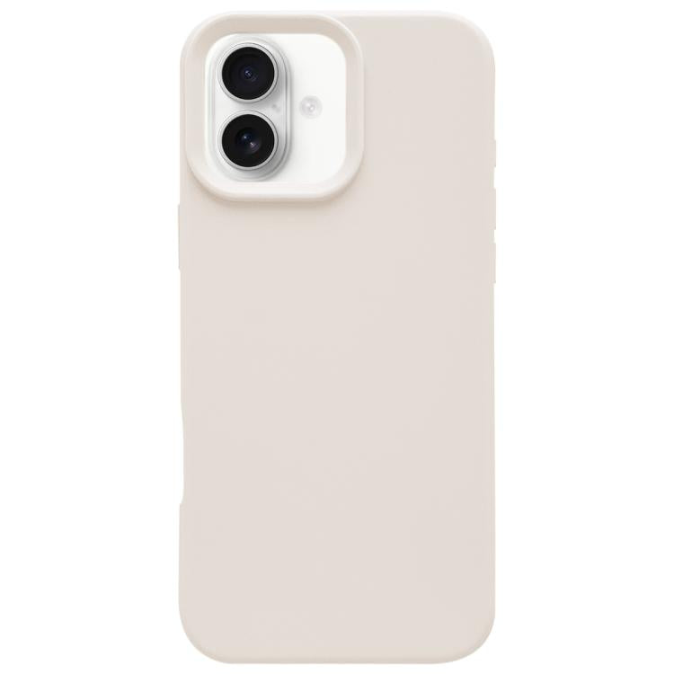 Custodia per telefono in silicone liquido con effetto dopamina semplice, For iPhone 16 Plus
