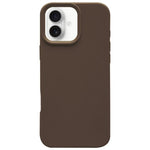 Custodia per telefono in silicone liquido con effetto dopamina semplice, For iPhone 16 Plus