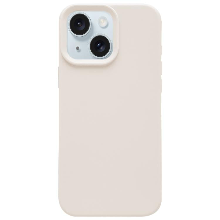 Custodia per telefono in silicone liquido con effetto dopamina semplice, For iPhone 15 Plus