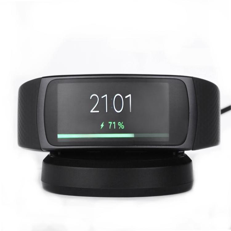 Base di ricarica wireless in TPE per smartwatch con interfaccia USB xDfind, For Samsung Gear Fit2 / Fit2 Pro