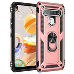 Custodia antiurto TPU e PC con supporto per LG K61