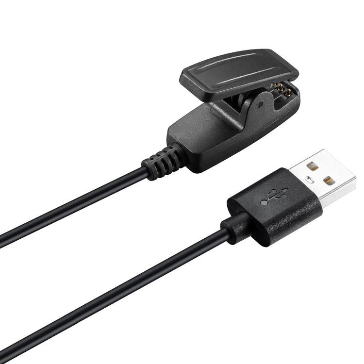 Caricabatterie a clip per smartwatch xDfind con porta USB-A e trasmissione dati, lunghezza: 1 m, For Garmin Forerunner 645 / 35 / S20 / Lily 2
