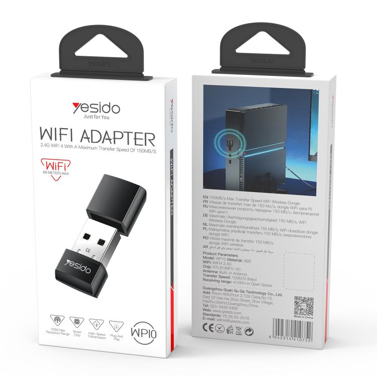 Adattatore WiFi USB Yesido WP10 150 Mbps