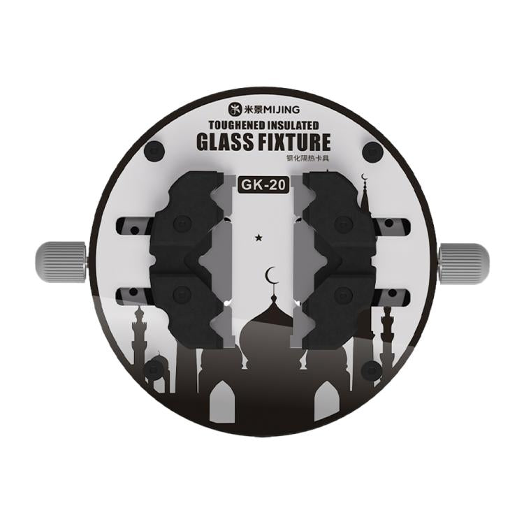 Dispositivo di fissaggio per schede madri in vetro resistente alle alte temperature Mijing GK20 con rotazione a 360°., Mijing GK20
