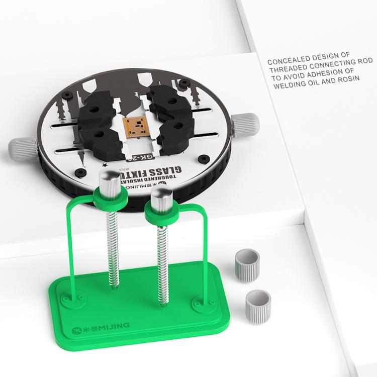 Dispositivo di fissaggio per schede madri in vetro resistente alle alte temperature Mijing GK20 con rotazione a 360°., Mijing GK20