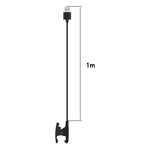xDfind Clip di ricarica per orologio con porta USB-A e funzione dati, lunghezza: 1 m, For Garmin Descent G2 / G1