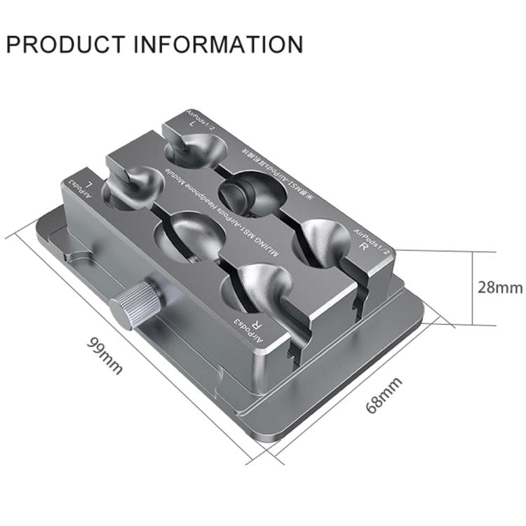 Modulo per cuffie Mijing MS1 per Apple AirPods 1 / 2 / 3, Mijing MS1 AirPods