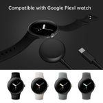 Cavo di ricarica magnetico xDfind per smartwatch Google Pixel Watch, lunghezza: 1 m, USB Port, USB-C / Type-C Port