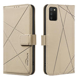 Custodia per telefono in pelle con motivo geometrico e protezione RFID., For Samsung Galaxy A73 5G, For Samsung Galaxy A33, For Samsung Galaxy A52 / A52S, For Samsung Galaxy A03S / A02S