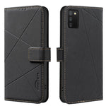 Custodia per telefono in pelle con motivo geometrico e protezione RFID., For Samsung Galaxy A73 5G, For Samsung Galaxy A33, For Samsung Galaxy A52 / A52S, For Samsung Galaxy A03S / A02S