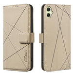 Custodia per telefono in pelle con motivo geometrico e protezione RFID., For Samsung Galaxy A55, For Samsung Galaxy A35, For Samsung Galaxy A05, For Samsung Galaxy A05S